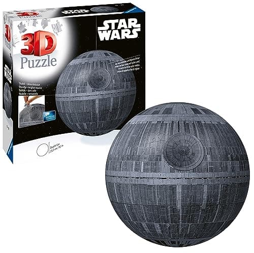 Image of Ravensburger Star Wars Death Star 3D Jigsaw Puzzle for Kids Age 10 Years Up - 540 Pieces - No Glue Required for Men and Boys