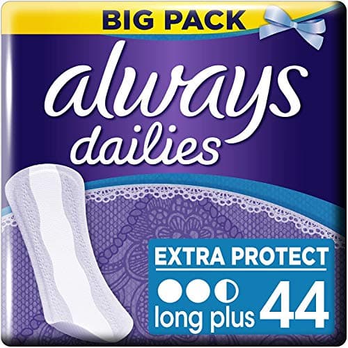 Image of Always Dailies Extra Long Protect Plus Pantyliners, (Pack of 1)