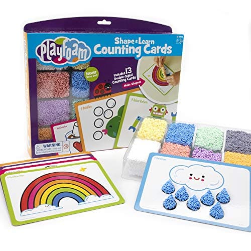 Image of Learning Resources Playfoam Shape & Learn Counting Preschool Readiness Activity, Ages 3+, EI-1914