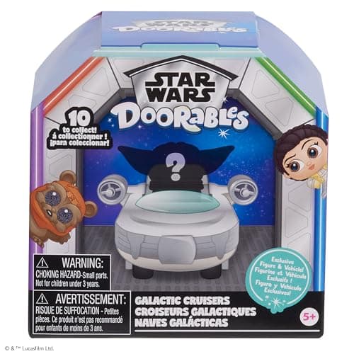 Image of Just Play 44806 Cosmic Star Wars Doorables Galactic Cruisers, Multi-Color, Small