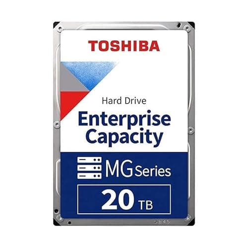 Image of Toshiba 20TB Enterprise HDD 3.5" SAS 12Gb/s 7200RPM CMR Helium-Sealed 512e Format 512MB Cache -MG10SCA20TE