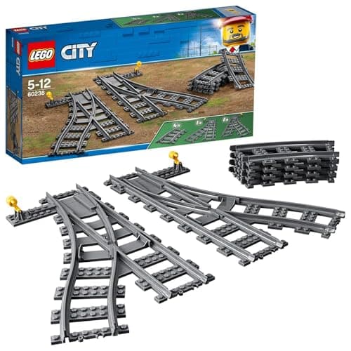 Image of LEGO City Switch Tracks 60238 Building Kit (6 Pieces)