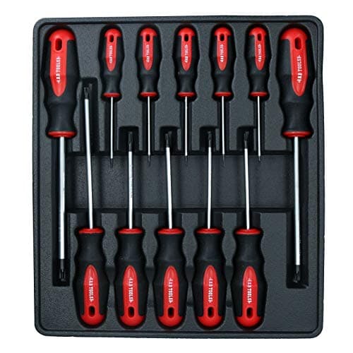Image of TORX/Star Screwdriver Set 12pc T6 - T45 with Cushioned Grip by AB Tools