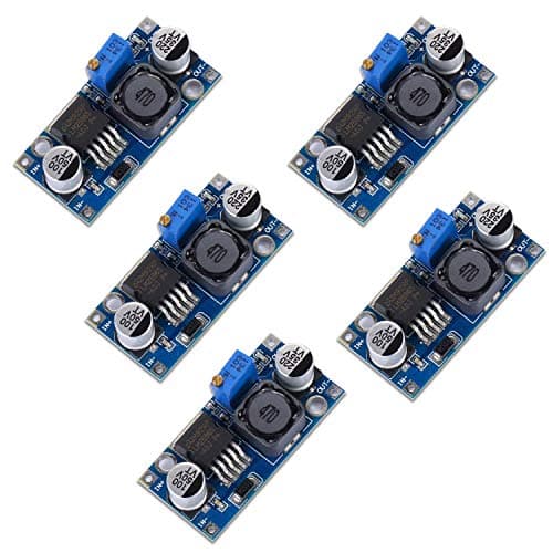 Image of Yizhet 5 Pack Buck Converter, DC to DC, High Efficiency Voltage Regulator, 3.0-40V to 1.5-35V, Adjustable Power Supply Module