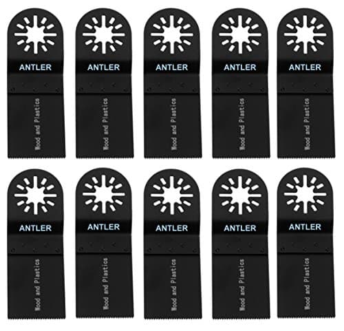 Image of AB35WB 10x 35mm Antler Wood Cutter Blades Bosch, Fein Multimaster, Multitalent, Makita, Milwaukee, Einhell, Ergotools, Hitachi, Lidl Parkside, Ryobi, Vonhaus, Workzone Multitool Multi Tool Accessories