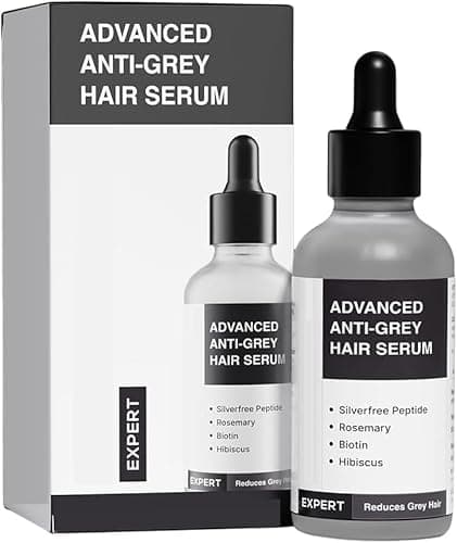 Image of HK Advanced Anti-Grey Serum – 50ml | Reduces & Prevents Hair Greying | Clinically Proven, Fast-Absorbing, Non-Sticky & Odorless Formula | for Men & Women