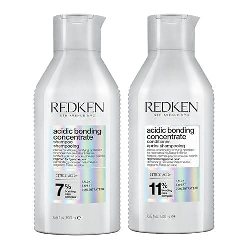 Image of Redken DUO Acidic Bonding Concentrate Shampoo and Conditioner 500ml Bond Repair Supersize Bundle