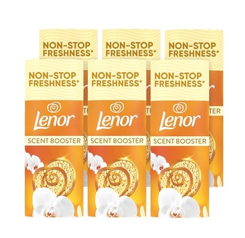 Image of Lenor Laundry Perfume Scent Booster, 6 packs x155 g, Gold Orchid, Non-stop Freshness Up To 12 Weeks In Storage