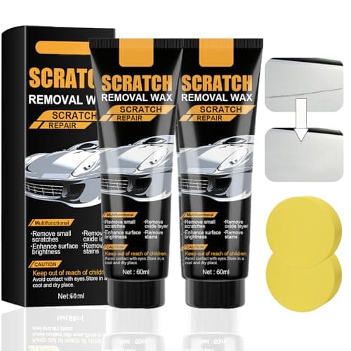 Image of 2Pcs Car Scratch Remover, Scratch Removal Wax, Car Scratch Repair Paste, Car Polish Scratch Remover, Scratch Remover Kit For Cars Quick Effect Coating Agent For Vehicle For All Paint Types