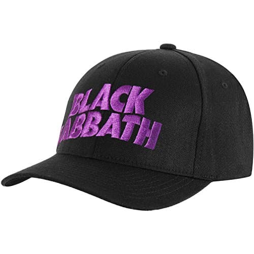 Image of Black Sabbath Men's Demon & Logo Baseball Cap Black - Black - One size