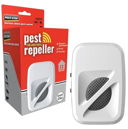 Image of PES2 - PEST-STOP PSRPRO LARGE HOUSE ELECTRONIC PEST REPELLER DETERRENT FOR RODENTS/INSECTS ULTRASONIC & ELECTROMAGNETIC WAVES HIGHLY EFFECTIVE 372m² PET FRIENDLY