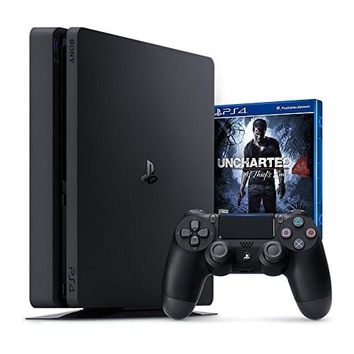 Image of PlayStation 4 Slim 500GB Console - Uncharted 4 Bundle