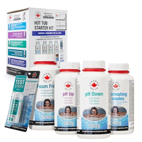 Image of Canadian Spa Company Hot Tub Starter Kit - Essential Spa Water Chemicals