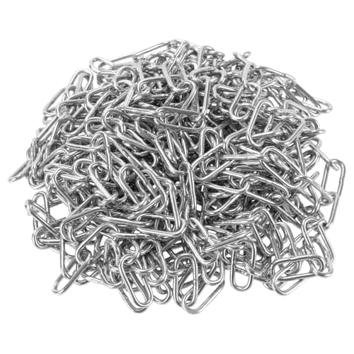 Image of HONYUET 10 Metres Length 304 Stainless Steel Chain, 3mm Welded Chain Links for Gate, Door, Bike