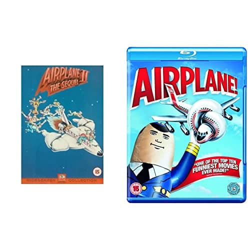 Image of Airplane II: The Sequel [1982] [DVD] & Airplane! [1980][Blu-ray] [Region Free]