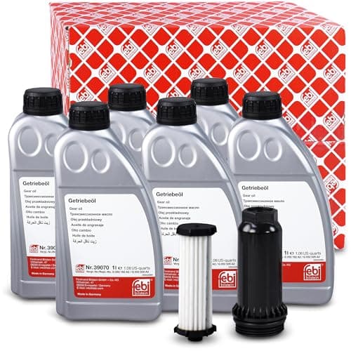 Image of POWERSHIFT 6DCT450 6 SPEED AUTOMATIC GEARBOX OIL FILTER SERVICE KIT 6L FEBI Bilstein For Ford (176877)