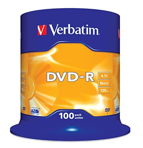Image of Verbatim DVD-R 16 x 4.7 GB TARRINA 100 pieces 43549 (4)