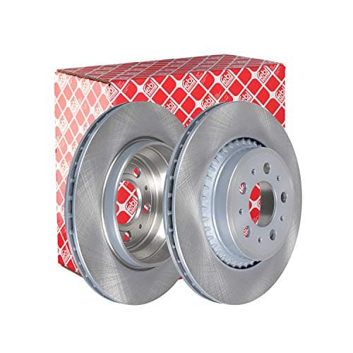Image of febi bilstein 32249 Brake Disc Set (2 Brake Disc) rear, internally ventilated, No. of Holes 5