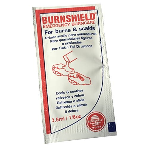 Image of 5 x BURNSHIELD Emergency First AID Burn Care SCALDS Cooling Soothing Gel BLOT SACHETS