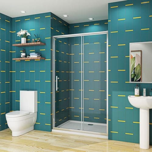Image of Acezanble 1200mm(Width) x 1900mm(Height) Sliding Shower 8mm Easy Clean Glass Door