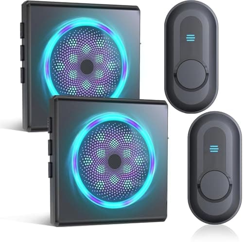 Image of CallToU Hearing Impaired Doorbell with Strobe Light, 1000ft Long Range Wireless Door Bell, IPX5 Waterproof Button, 5 Adjustable Volume, Dual Sensory Alerts for Elderly/Seniors/Visually Impaired