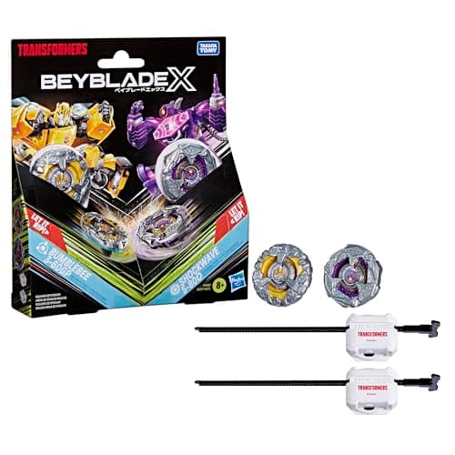 Image of Beyblade X and Transformers Collab, Bumblebee 3-60GP vs Shockwave 5-80O
