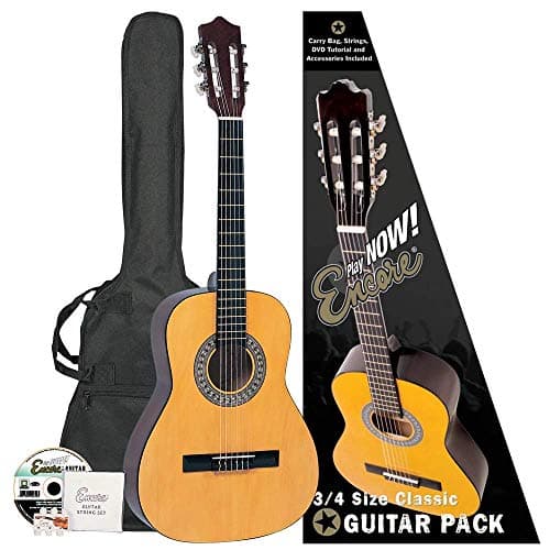 Image of Encore 3/4 Size Classic Guitar Outfit ~ Natural