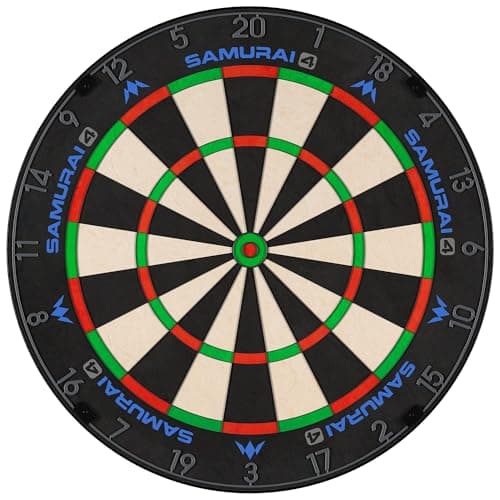 Image of Mission Darts | Samurai 4 | Professional Bristle Dartboard | Knife Wire | White OR Graphite Spider Edition (Graphite)