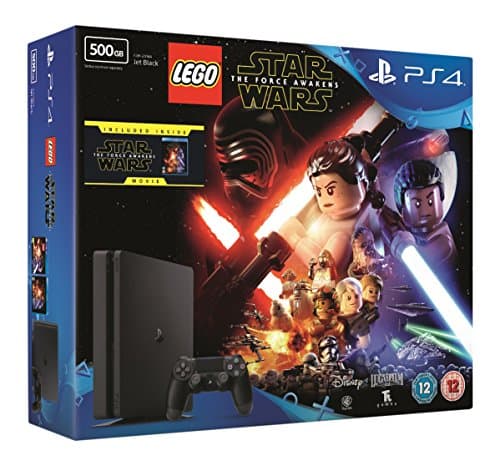 Image of Sony PlayStation 4 500GB Console with LEGO Star Wars: The Force Awakens Game + Blu-Ray Movie