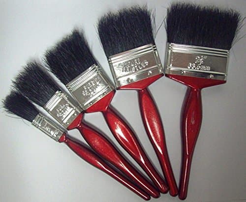 Image of 50pc Paint Brush Set 1/2", 1", 1 1/2", 2" & 2 1/2" Cheap 50 Brushes Great Value!