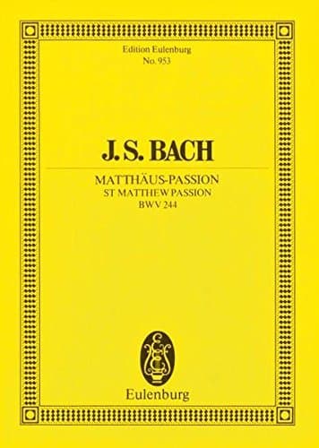 Image of [(St. Matthew Passion, Bwv 244)] [Author: Johann Sebastian Bach] published on (February, 1986)