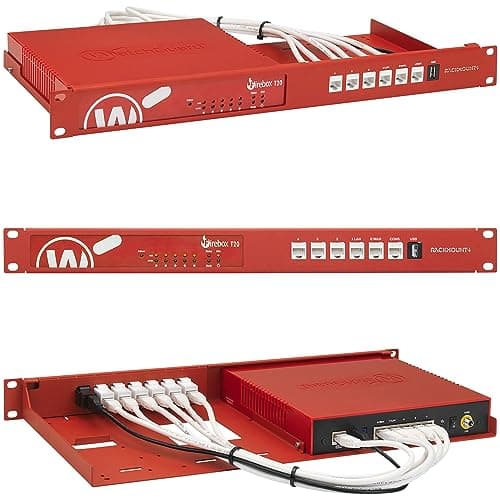 Image of WatchGuard Firewall Rack Mount - 1U Server Rack Shelf with Easy Access Front Cable Organizer - Perfect Fit, Properly Vented, Customised 19 Inch Rack - RM-WG-T6 by Rackmount.IT