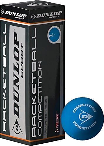 Image of CreativeMinds UK Multi Pack Of Dunlop Competition Racketball Balls 3 Ball Pack