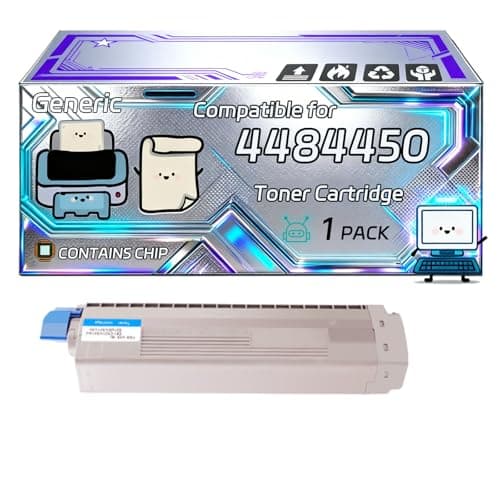Image of 44844508 44844507 44844506 44844505 Toner Cartridge Compatible for Okidata OKI C831 C831cdtn C831dn C831n C841 C841cdtn C841dn Printers (1 Pack Cyan)