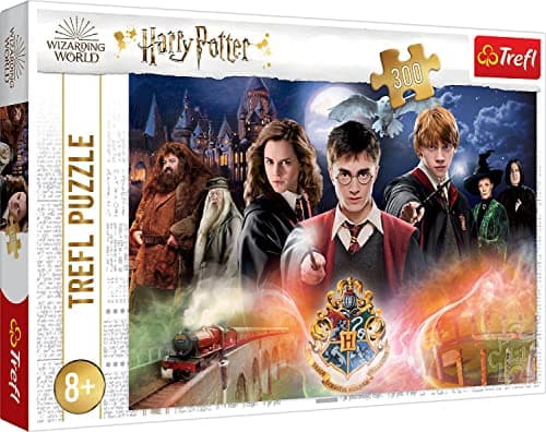 Image of Harry Potter 300 Piece Jigsaw Puzzle for Kids & Adults – 60 x 40 cm Hogwarts Scene by Trefl – Wizarding World Puzzle Toy, Paperboard, Educational Gift for Ages 8+