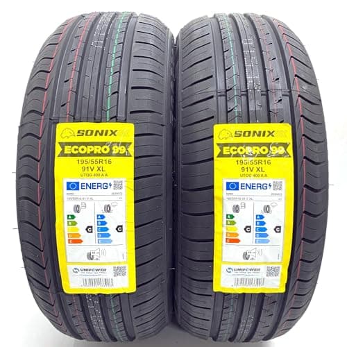 Image of 2 X 195 55 16 ECOPRO 99 91V XL EXTRA LOAD TYRES 195/55R16 M+S AMAZING C C RATED LABEL 1955516 TYRES