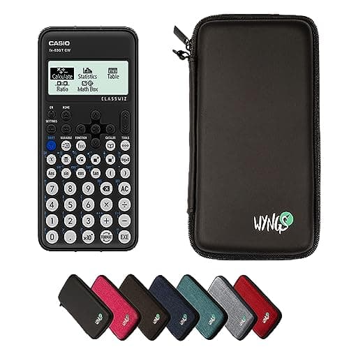 Image of Casio FX-83GTCW Black including a WYNGS protective case in Black - Basic Set