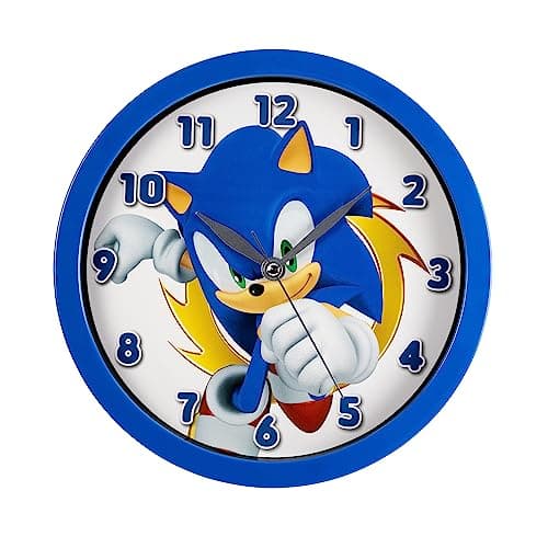 Image of Disney Sega Sonic The Hedgehog Blue Wall Clock SNC3002