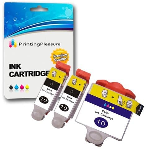 Image of 3 XL (1 SET + 1 BLACK) Compatible Printer Ink Cartridges for Kodak ESP 3 ESP 5 ESP 7 ESP 9 ESP 3250 ESP 5210 ESP 5250 ESP 7250 ESP 9250 ESP Office 6150 Hero 6.1 Hero 7.1 Hero 9.1 | 10B, 10C