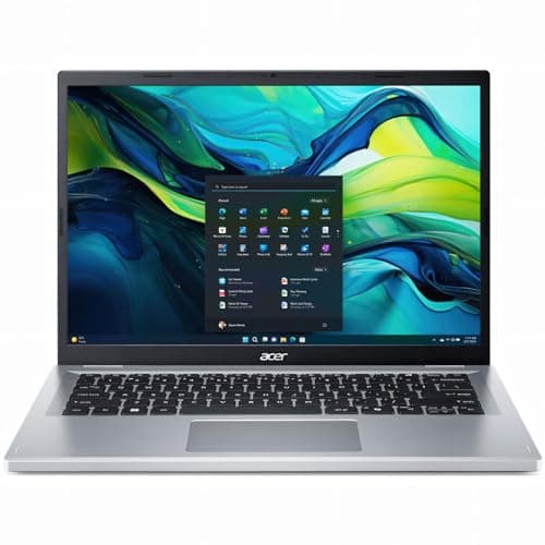 Image of acer Aspire Go 14 AG14-31P-36HY Laptop - (Intel Core i3-N305 CPU | 8GB DDR5 RAM | 256GB SSD | Integrated Graphics | Full HD | Windows 11 Home) - Silver