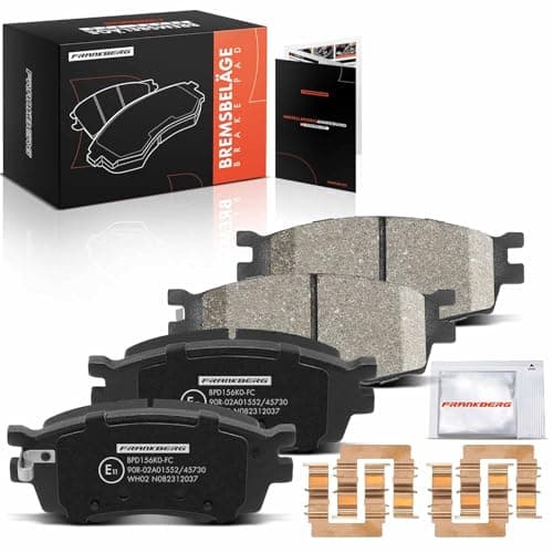 Image of Frankberg Brake Pad Set incl. 4x Pads Front Compatible with i20 PB PBT Rio II JB Accent III MC Accent III Saloon MC Rio II Saloon Replace# 581011Yes10