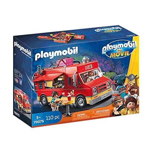 Image of Playmobil 70075 THE Movie Del's Food Truck, For Children Ages 5+, Fun Imaginative Role-Play, PlaySets Suitable for Children Ages 4+