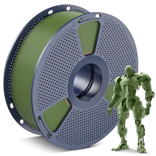 Image of SUNLU PLA 3D Printer Filament, Neatly Wound PLA Filament 1.75mm, Dimensional Accuracy +/- 0.02mm, 1KG Spool 2.2lbs. (Olive Green)