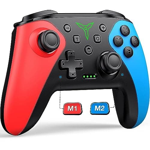Image of HASACOOL Wireless Switch Controller for Nintendo Switch/Switch 2/Lite/OLED, Switch Controller with a Mouse Touch Feeling on Back Buttons, Extra Switch Pro Controller with Wake-up,Programmable, Turbo
