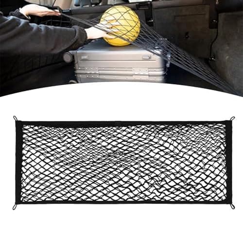 Image of Car Boot Cargo Net for Lexus NX/NX 200/NX 200t/NX 300t/NX 300h/NX 450h+, Trunk Organiser Elastic Mesh Luggage Carrier Adjustable Elastic Nylon String Net Mesh,F Double layer 100 * 40cm
