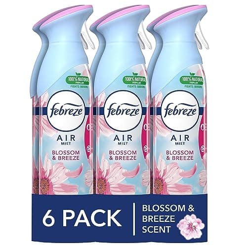 Image of FEBREZE Air Effects Air Freshener Spray Blossom and Breeze 300 ml (Pack of 6)
