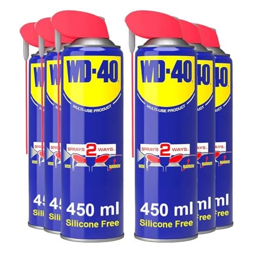 Image of WD-40 Smart Straw 6 Pack 450ml | Multi-Use Lubricant & Corrosion Inhibitor Value Pack for Home, Garage & Workshop