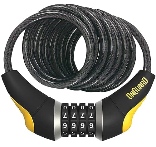 Image of Onguard Doberman 8032 Re-settable Coil Combo Cable Lock, 185cmx10mm