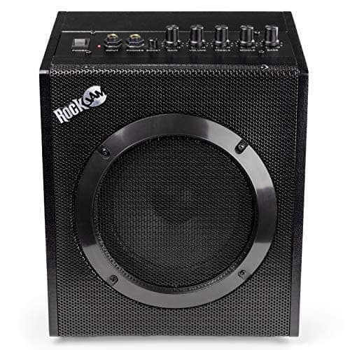 Image of Rockjam RJ20WAR2 Electric Guitar Amplifier with Headphone Output, Three-Band EQ, Overdrive and Gain, 20 Watt