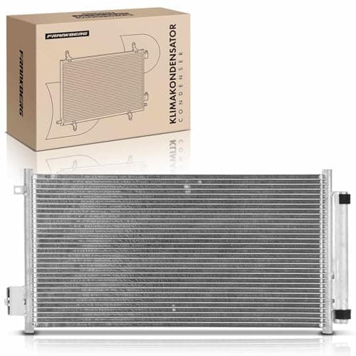 Image of Frankberg AC Condenser Air Conditioning with dryer Compatible with 500L 09L-.16L Petrol/Diesel 2012-2024 Tipo 12L-.16L Petrol/Diesel 2016-2024 Replace# 51887955